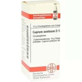 CUPRUM ACETICUM D 12 globuli, 10 g