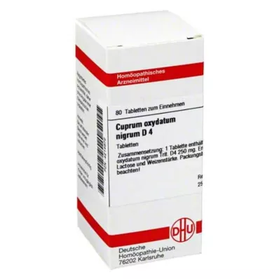 DHU Cuprum Oxyd nigrum D 4 compresse, 80 pz