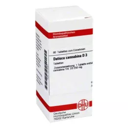 DHU Datisca cannabina D 3 compresse, 80 pz