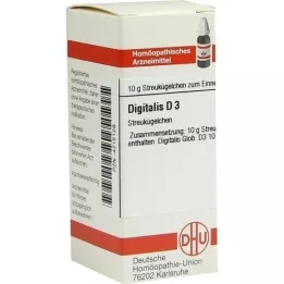 DIGITALIS D 3 globuli, 10 g