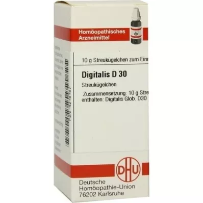 DIGITALIS D 30 globuli, 10 g