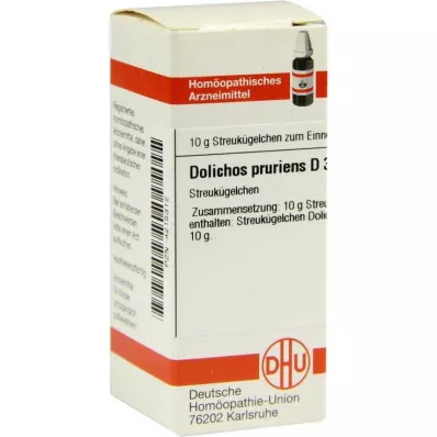 DOLICHOS PRURIENS D 3 globuli, 10 g