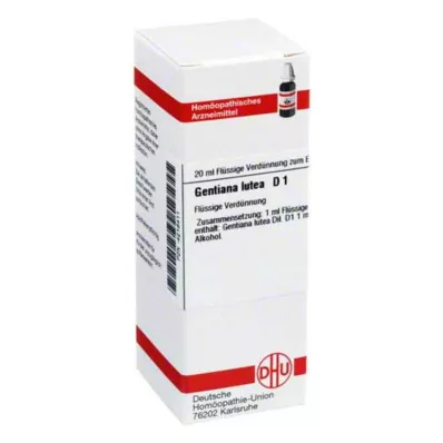 GENTIANA LUTEA D 1 Diluizione, 20 ml