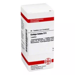 DHU Ginkgo biloba D 6 compresse, 80 pz