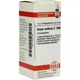 HEPAR SULFURIS C 1000 globuli, 10 g