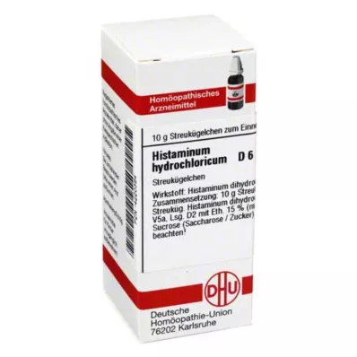 HISTAMINUM hydrochloricum D 6 globuli, 10 g