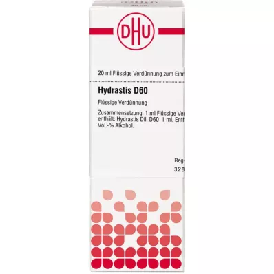 HYDRASTIS D 60 Diluizione, 20 ml