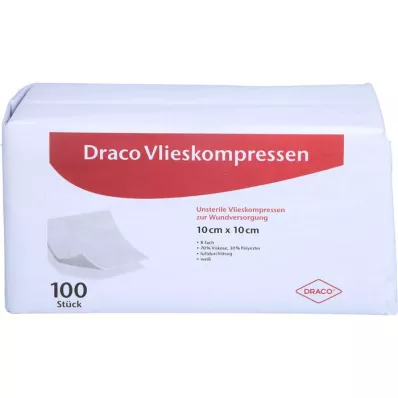 VLIESKOMPRESSEN non sterile 10x10 cm 8x, 100 pz