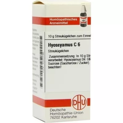 HYOSCYAMUS C 6 globuli, 10 g