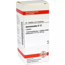 IPECACUANHA D 12 compresse, 80 pz