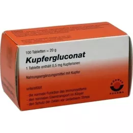 KUPFERGLUCONAT Compresse, 100 pz