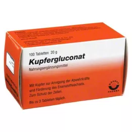 KUPFERGLUCONAT Compresse, 100 pz
