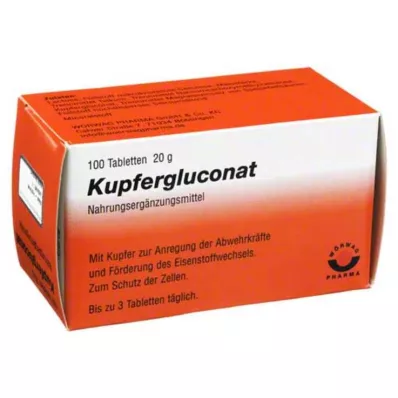 KUPFERGLUCONAT Compresse, 100 pz KUPFERGLUCONAT Compresse, 100 pz