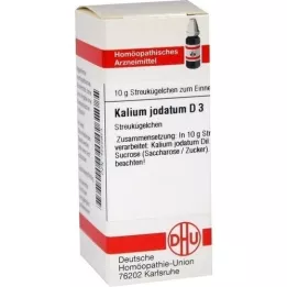 KALIUM JODATUM D 3 globuli, 10 g