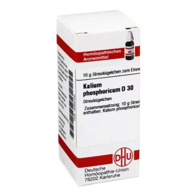 KALIUM PHOSPHORICUM D 30 globuli, 10 g