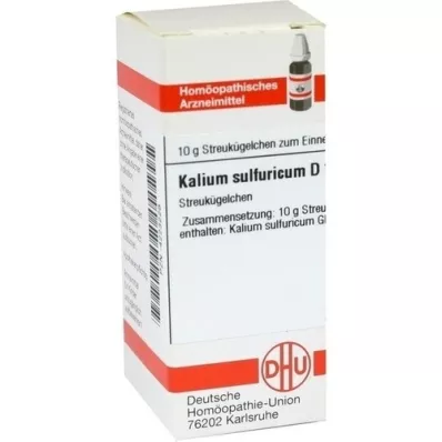 KALIUM SULFURICUM D 12 globuli, 10 g