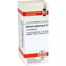 KALIUM SULFURICUM D 30 globuli, 10 g