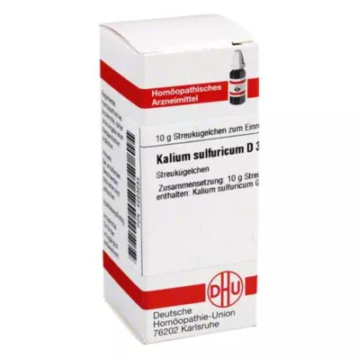 KALIUM SULFURICUM D 30 globuli, 10 g