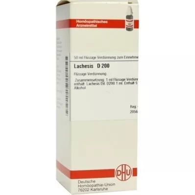 LACHESIS D 200 Diluizione, 50 ml
