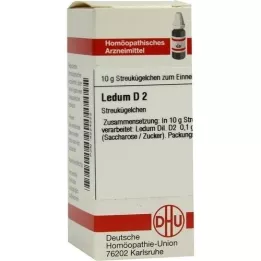 LEDUM D 2 globuli, 10 g