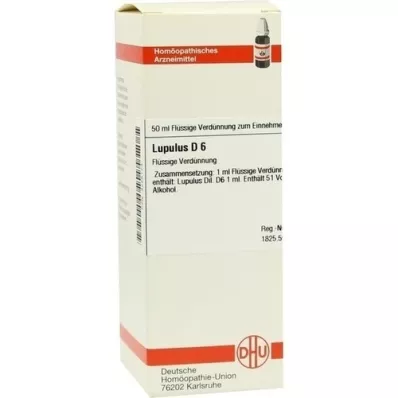 LUPULUS D 6 Diluizione, 50 ml