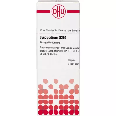 LYCOPODIUM D 200 Diluizione, 50 ml