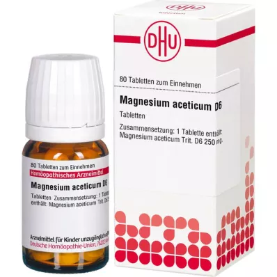 MAGNESIUM ACETICUM D 6 compresse, 80 pz