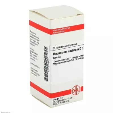 MAGNESIUM ACETICUM D 6 compresse, 80 pz