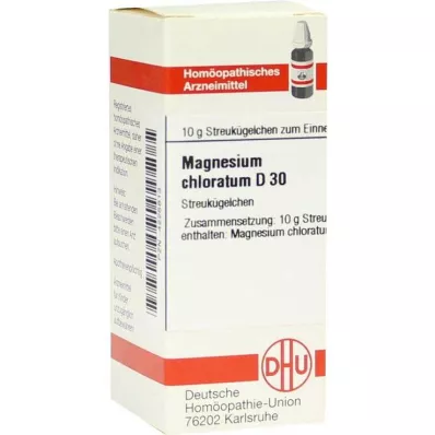 MAGNESIUM CHLORATUM D 30 globuli, 10 g