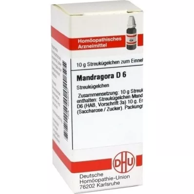 MANDRAGORA D 6 globuli, 10 g