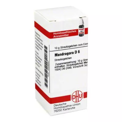 MANDRAGORA D 6 globuli, 10 g