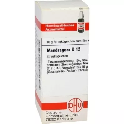 MANDRAGORA D 12 globuli, 10 g