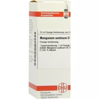 MANGANUM ACETICUM D 6 Diluizione, 20 ml