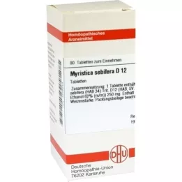 MYRISTICA SEBIFERA D 12 compresse, 80 pz