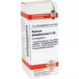 NATRIUM PHOSPHORICUM C 30 globuli, 10 g