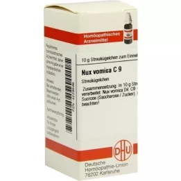 NUX VOMICA C 9 globuli, 10 g