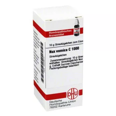 NUX VOMICA C 1000 globuli, 10 g NUX VOMICA C 1000 globuli, 10 g