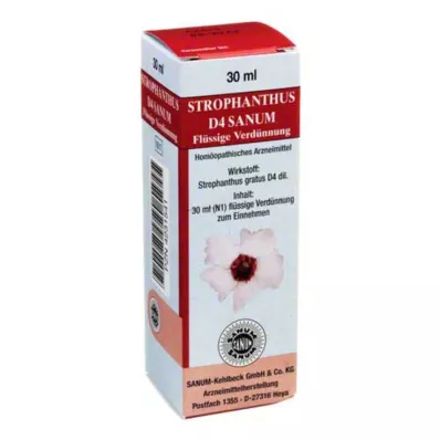 Strophanto D 4 Sanum flebo, 30 ml Strophanto D 4 Sanum flebo, 30 ml