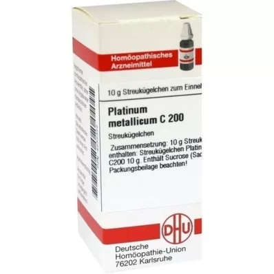 PLATINUM METALLICUM C 200 globuli, 10 g