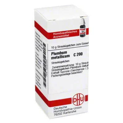 DHU Plumbum Metallicum C 200 globuli, 10 g