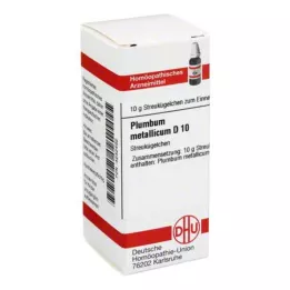 DHU Plumbum Metallicum D 10 globuli, 10 g