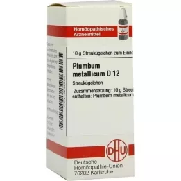 PLUMBUM METALLICUM D 12 globuli, 10 g