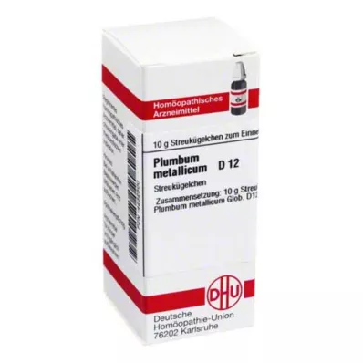 PLUMBUM METALLICUM D 12 globuli, 10 g