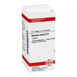 DHU Quassia D 6 compresse, 80 pz