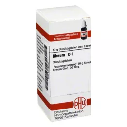DHU Rheum D 6 globuli, 10 g
