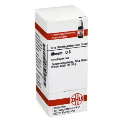 RHEUM D 6 globuli, 10 g