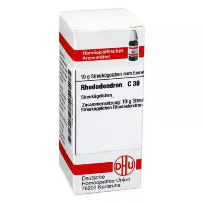 RHODODENDRON C 30 globuli, 10 g