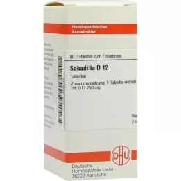 SABADILLA D 12 compresse, 80 pz