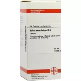 SABAL SERRULATUM D 6 compresse, 200 pz