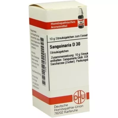 SANGUINARIA D 30 globuli, 10 g